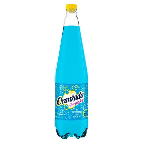 Napój gazowany oranżada niebieska Jurajska 1,25 l