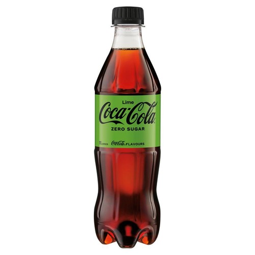 Napój gazowany o smaku Limonki zero cukru Coca-Cola 500 ml
