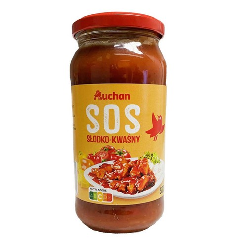 Sos słodko - kwaśny Auchan 520 g