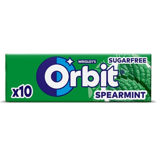 Bezcukrowa guma do żucia Spearmint Orbit 10 sztuk