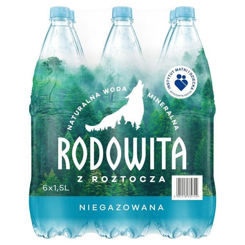 Woda mineralna niegazowana Rodowita z Roztocza 6 x 1,5 l