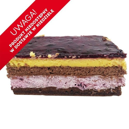 Ciasto Adwokatka z porzeczką Cukiernia Auchan na wagę ok. 500 g