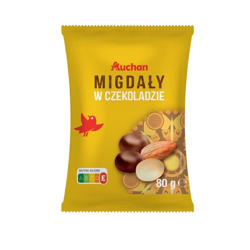 Migdały w czekoladzie Auchan 80 g