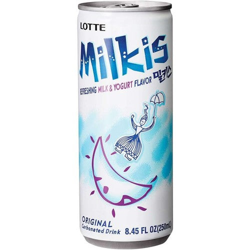 Mleczny napój gazowany - Jogurt  Lotte 250 ml