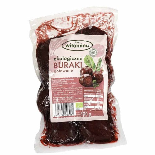BIO Buraki gotowane całe Witamina 500 g
