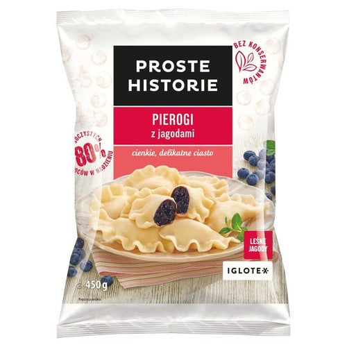 Pierogi z jagodami Proste Historie 450 g