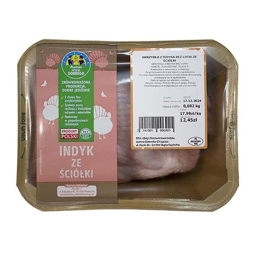 Skrzydła z indyka ze ściólki Pewni Dobrego na wagę ok 640 g