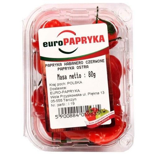 Papryka Habanero czerwona ostra Euro Papryka 80 g