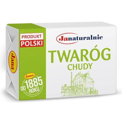Twaróg chudy kostka   Jana 250 g