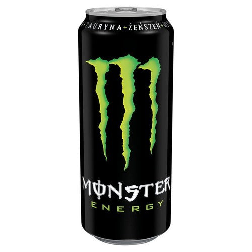 Napój energetyczny z tauryną i żeńszeniem Monster 500 ml