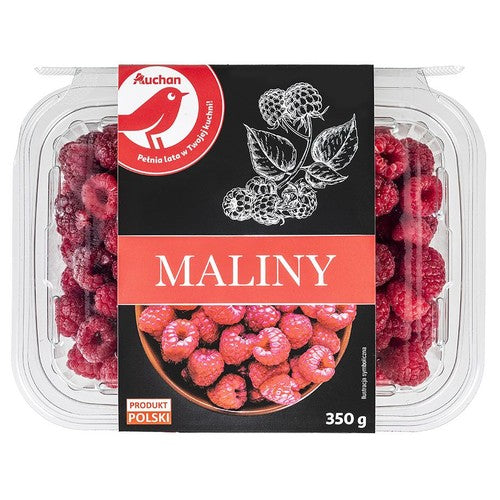 Maliny Auchan 350 g