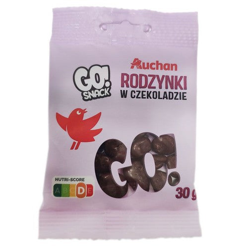Rodzynki w czekoladzie Auchan 30 g
