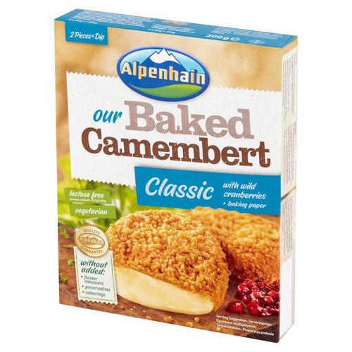Ser Camembert do zapiekania + sos żurawinowy Alpenhain 200 g