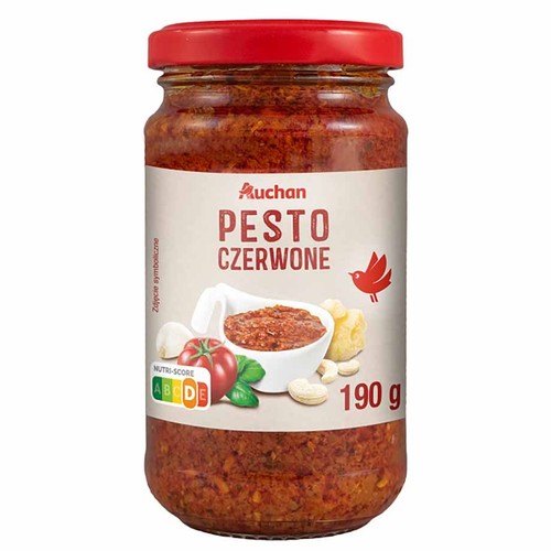 Sos pesto czerwony Auchan 190 g