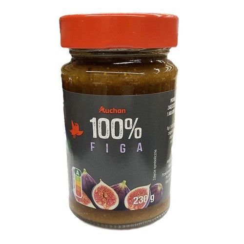 Dżem 100% figowy  Auchan 230 g