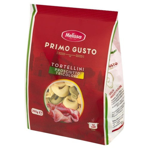 Tortellini trzykolorowe z szynką prosciutto Primo Gusto 250 g