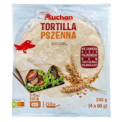 Tortilla pszenna  Auchan 240 g