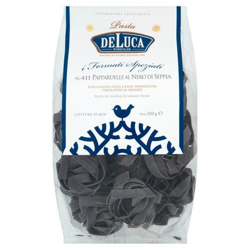 Makaron Papardelle czarny De Luca 500 g