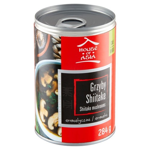 Grzyby Shiitake aromatyczne całe House of Asia 156 g