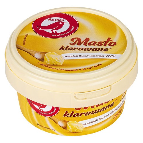 Masło klarowane 99,8% tłuszczu mlecznego Auchan 250 g
