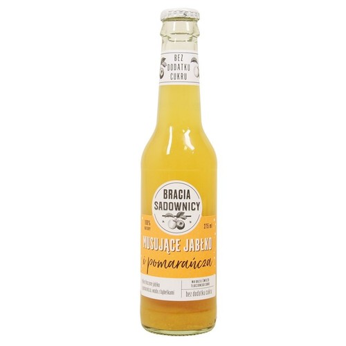 Napój musujący jabłkowy z pomarańczą Bracia Sadownicy 275 ml