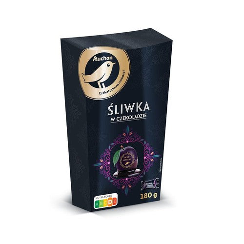 Śliwka w czekoladzie Auchan 180 g