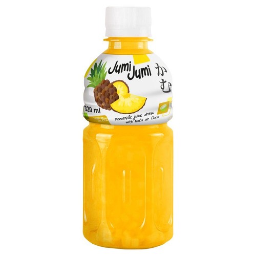 Napój ananasowy z kawałkami galaretki kokosowej JumiJumi 320 ml