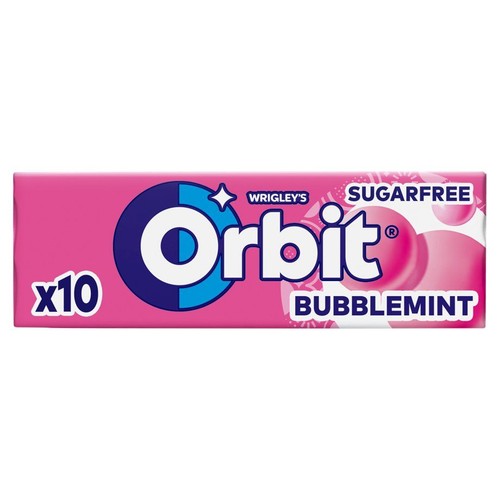 Bezcukrowa guma do żucia Bubblemint  Orbit sztuka