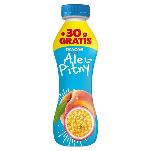 Ale Pitny Jogurt o smaku brzoskwini z marakują Danone 270 g