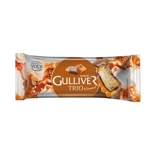 Lody Gulliver Trio caramel Augusto 74 g