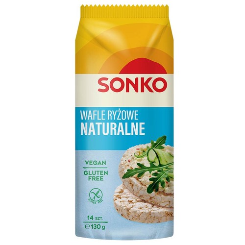 Wafle ryżowe naturalne Sonko 130 g