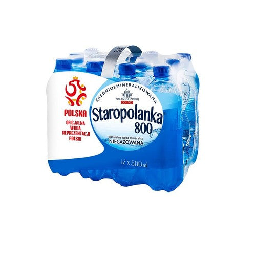 Woda mineralna niegazowana  Staropolanka 12 x 500 ml
