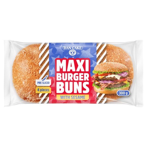 Maxi burger z sezamem  Dan Cake 300 g