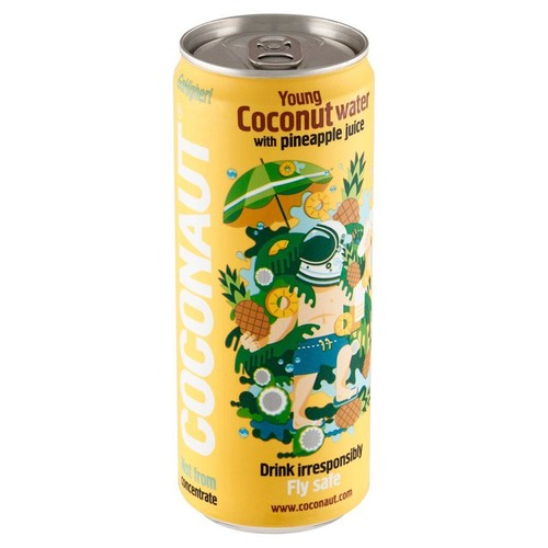 Woda kokosowa z sokiem ananasowym Coconaut 320 ml