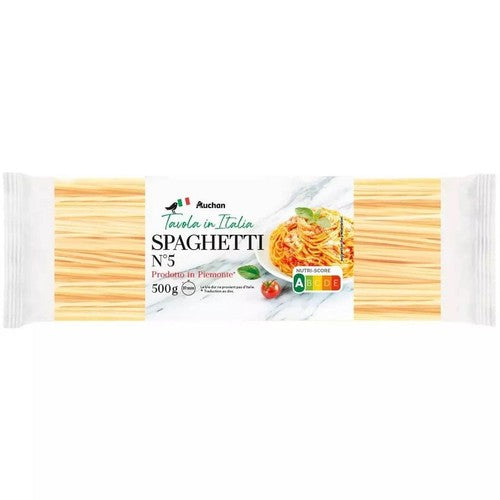 Makaron spaghetti No5   Auchan 500 g