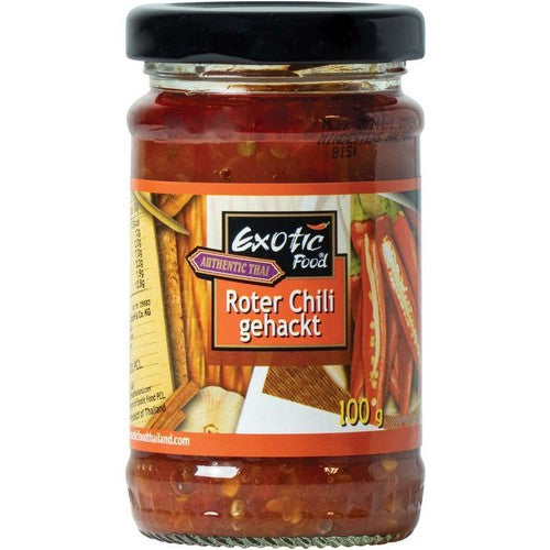 Chili czerwone w oleju sojowym  Exotic Food 100 g