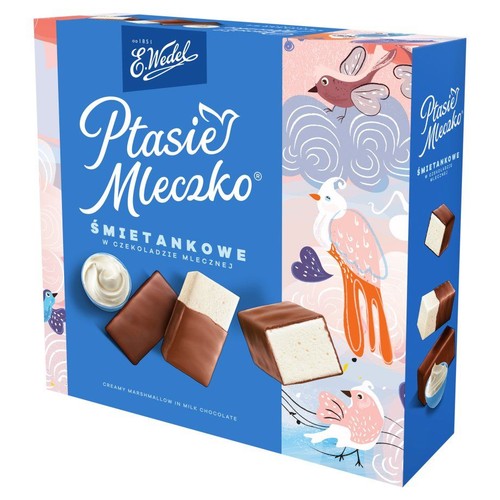 Ptasie mleczko śmietankowe E.Wedel 340 g