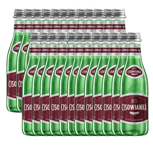 Woda mineralna silnie gazowana Cisowianka 24 x 300 ml